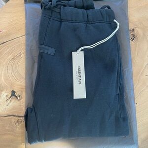 NWT Essentials Charcoal/Black Sweatpants Joggers